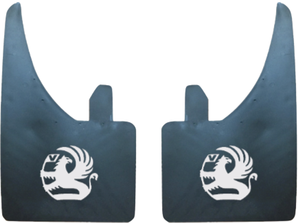 Vauxhall (Silver Logo) Pair Mudflaps (MF313S)