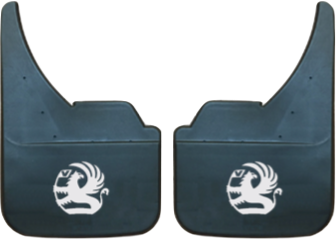 Vauxhall (Silver Logo) Pair Mudflaps (MF313US)