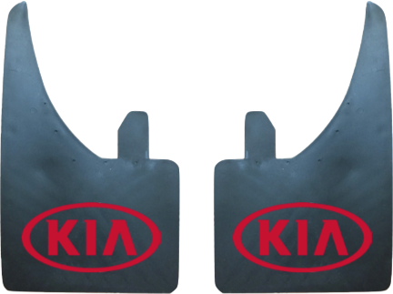 Kia (Red Logo) Pair Mudflaps (MF420)