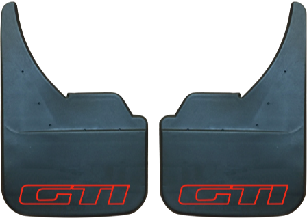Gti (Red Logo) Pair Mudflaps (MF425U)