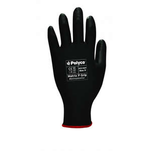 Pack  12 Matrix P Grip Gloves  9 (CT403-MAT)