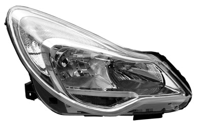 VAUXHALL CORSA  Headlight With Motor Silver Right Hand 2011> (89-24-660)