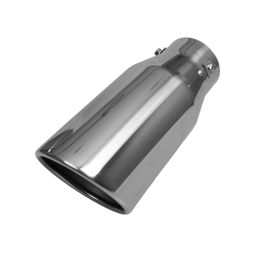 Auto Choice Long Rolled Slash Cut Exhaust Tip  PM-668 (PM-668)