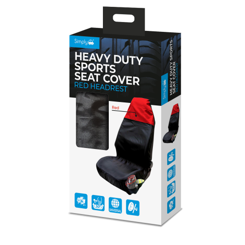 Hd Sports Seat Cover Red (SHDSC01)