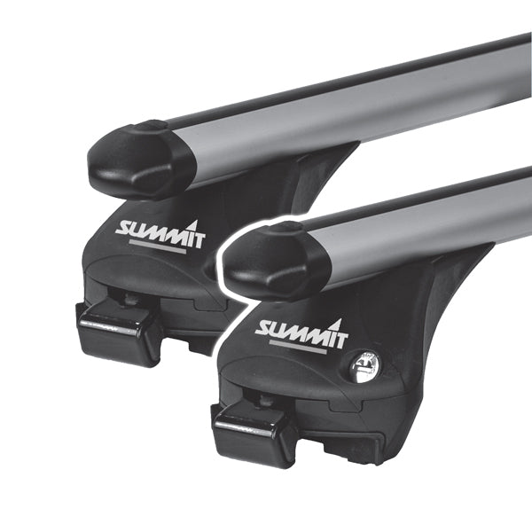 SUP-965 Summit 'Premium' Integrated Railing Roof Bars 1.15M - Aluminium