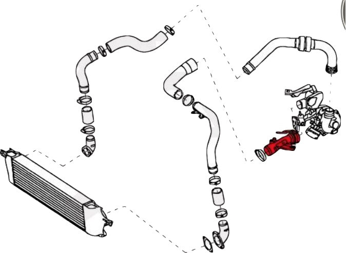 QASHQAI 1.5 DCI TURBO HOSE (8814463JD30A)