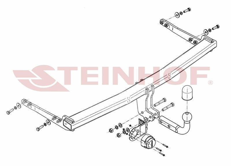 Vw Golf H/B 2013- (Swan Neck) (V-062)