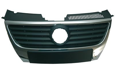 FRONT GRILLE BLACK WITH CHROME SURROUND (91-47-190)