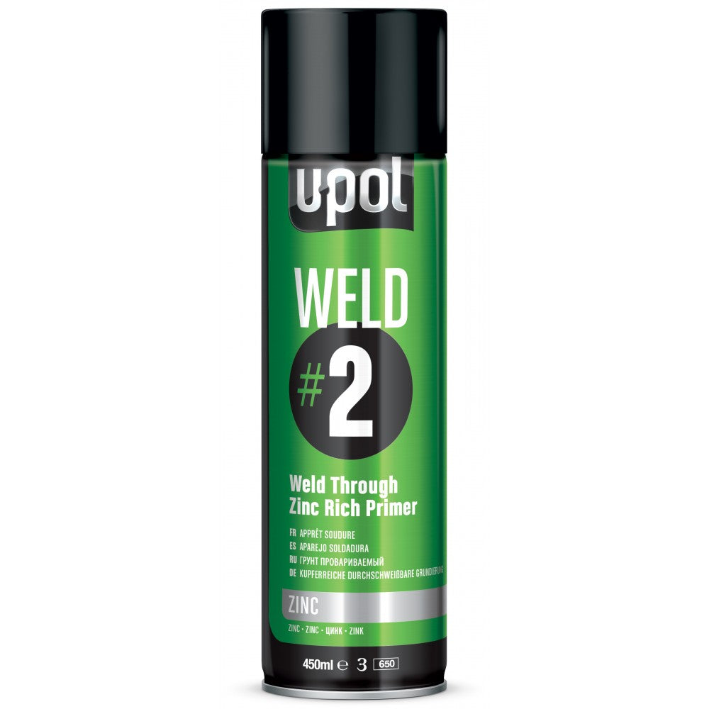 U-Pol Weld Through Primer 450ml - Zinc (WELD/AL)