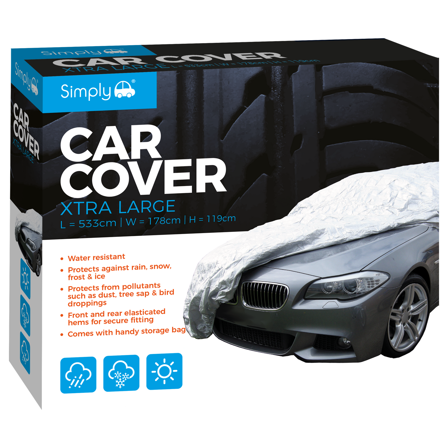 Xtra Large Car Cover (BCC4)
