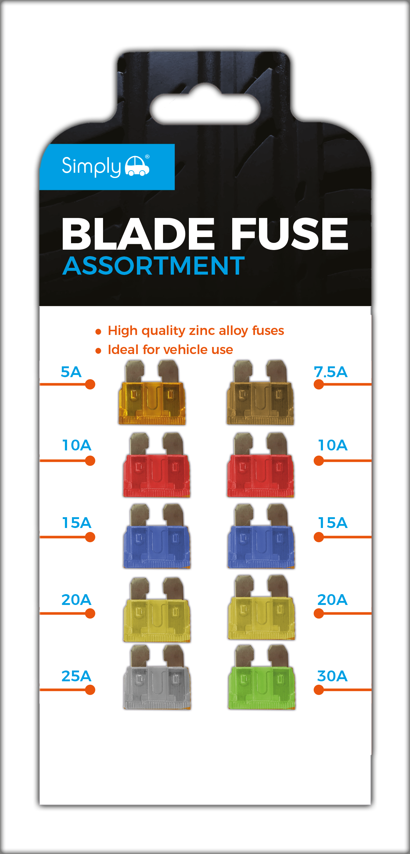 Pk10 Blade Fuse Assortment (BF819)