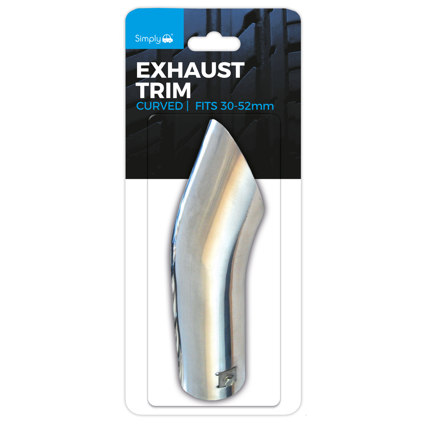 Curved Exhaust Trim 30-52mm (ET002)