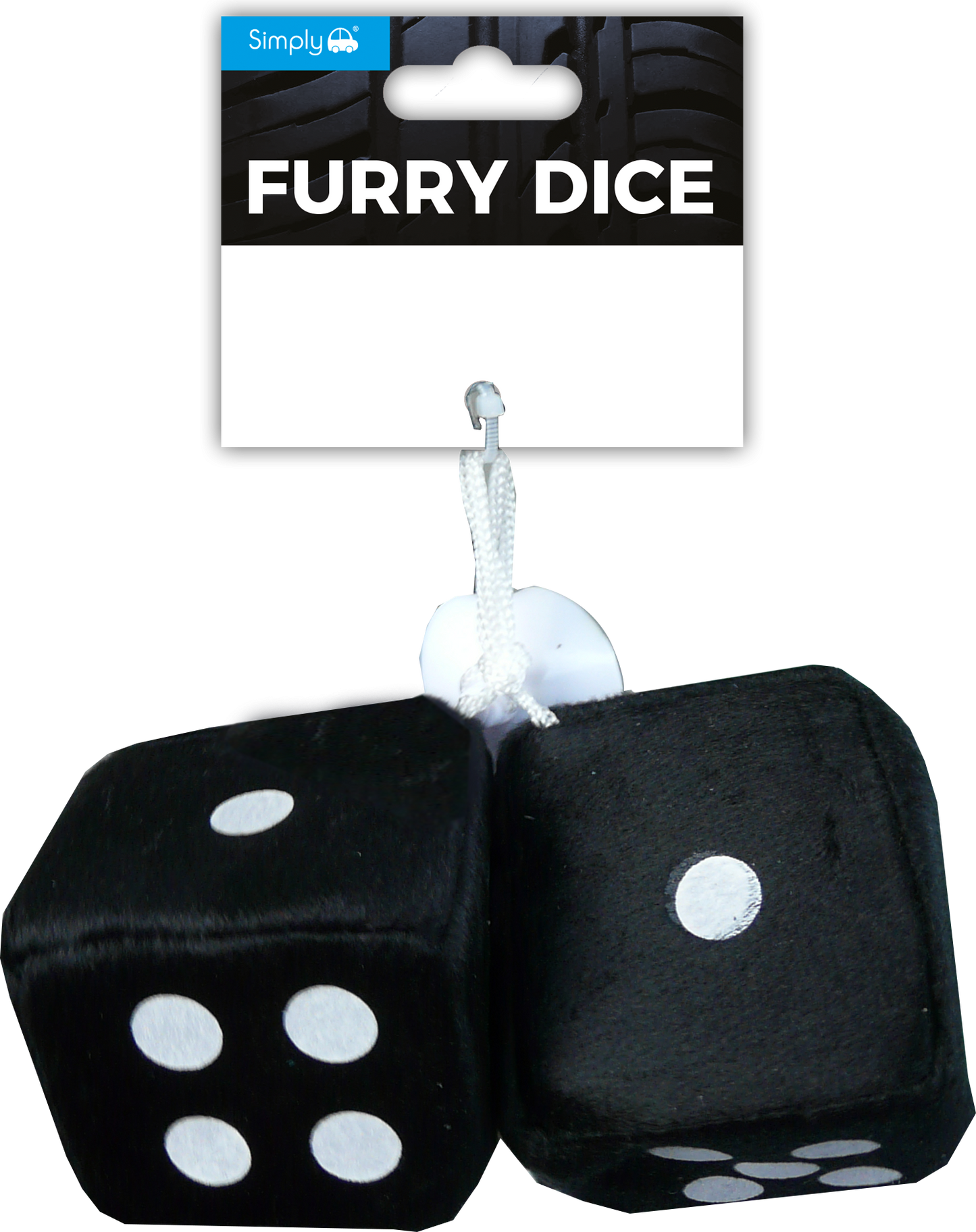 Black Furry Dice (KFD01)