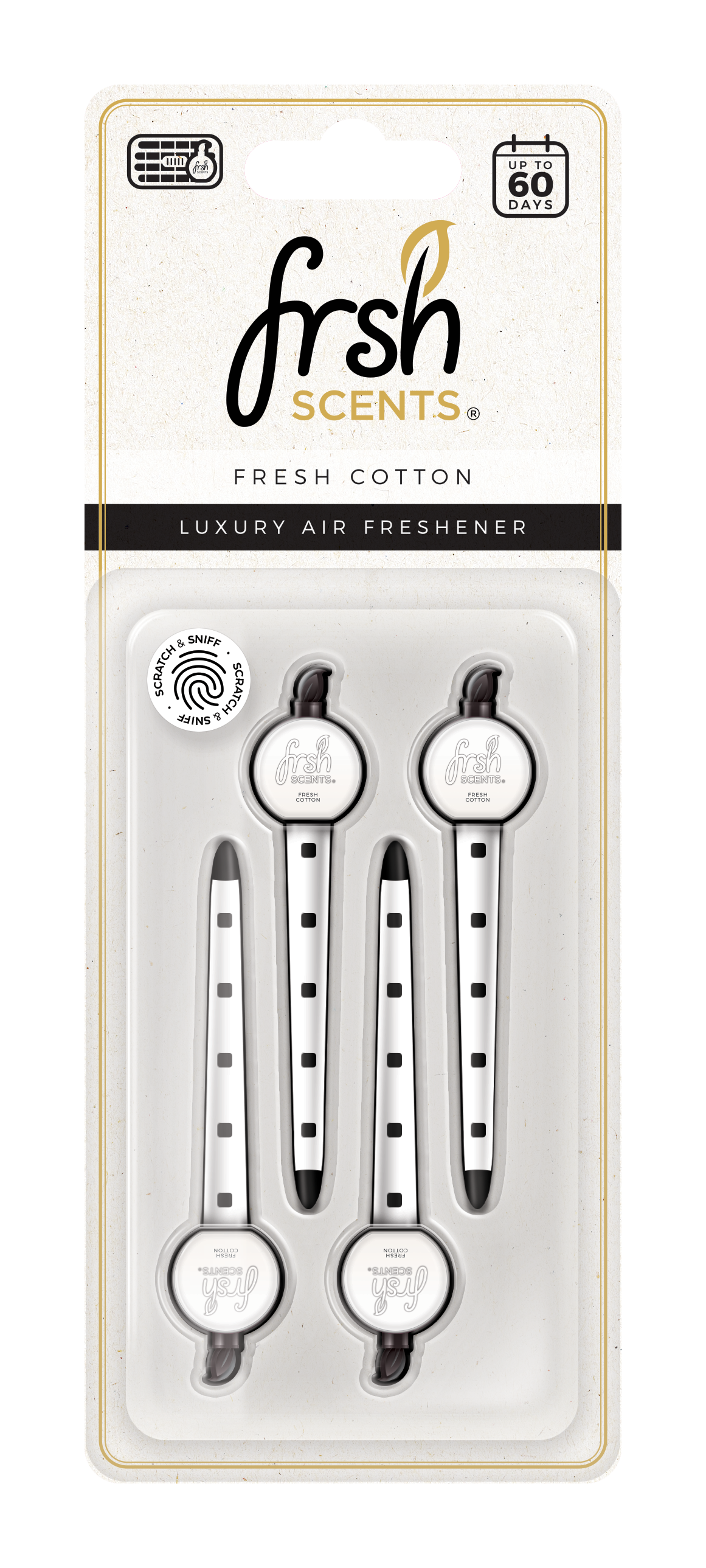 Fresh Cotton 4Pk Frsh Vent St (FR8937)