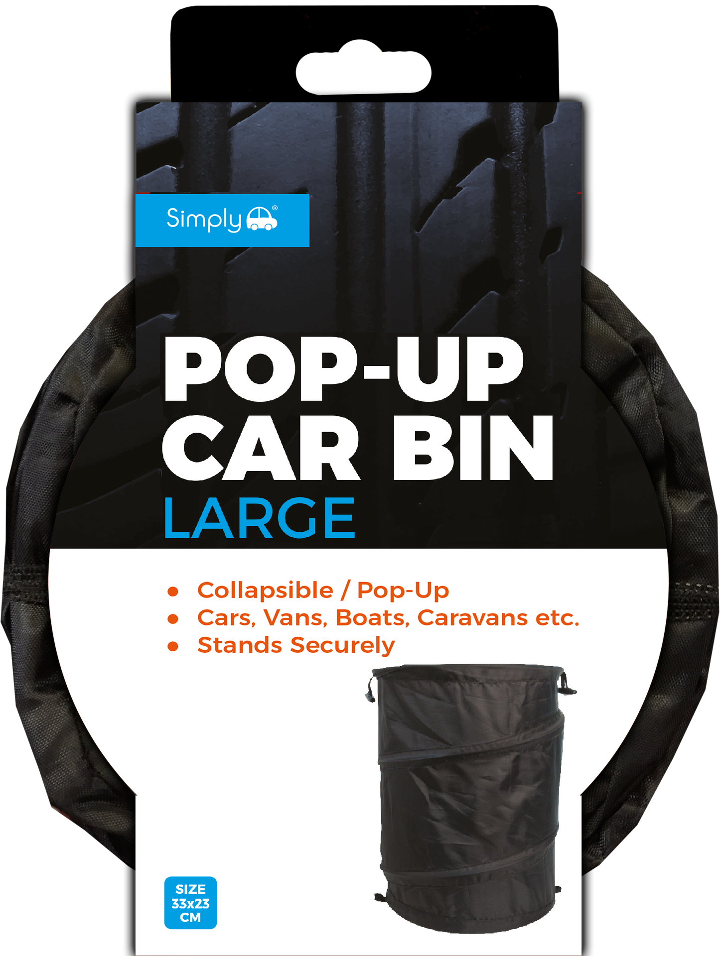 Large Pop Up Car Bin (POP02)