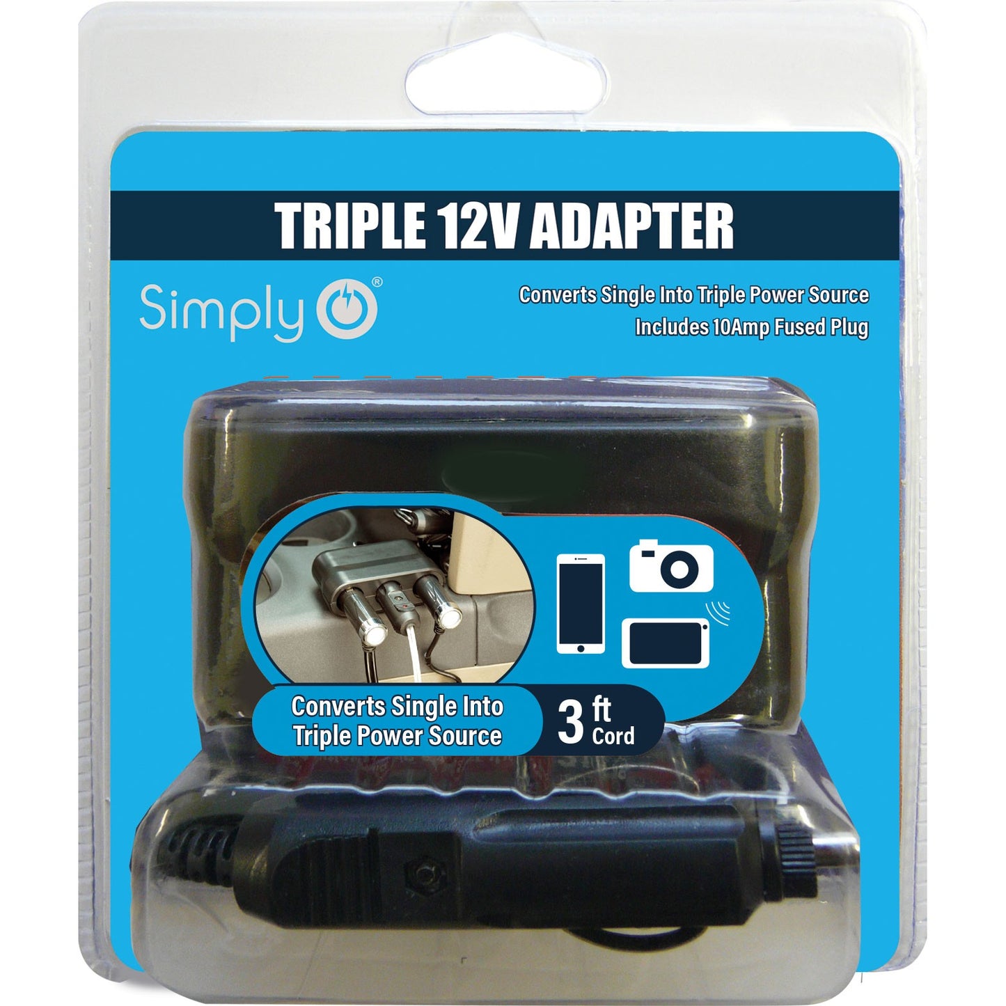 Triple 12V Adapter (POW03)