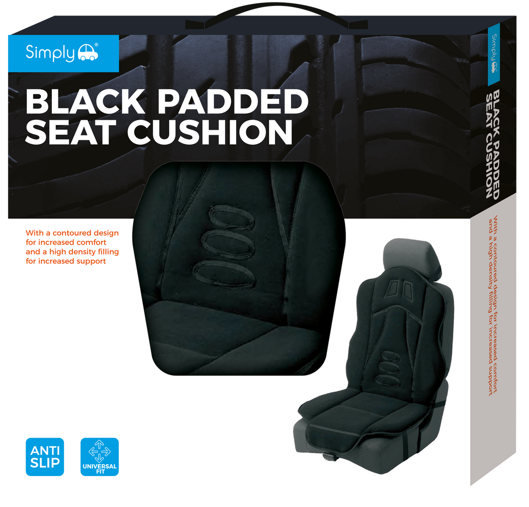 Black Padded Seat Cushion (PSC01)