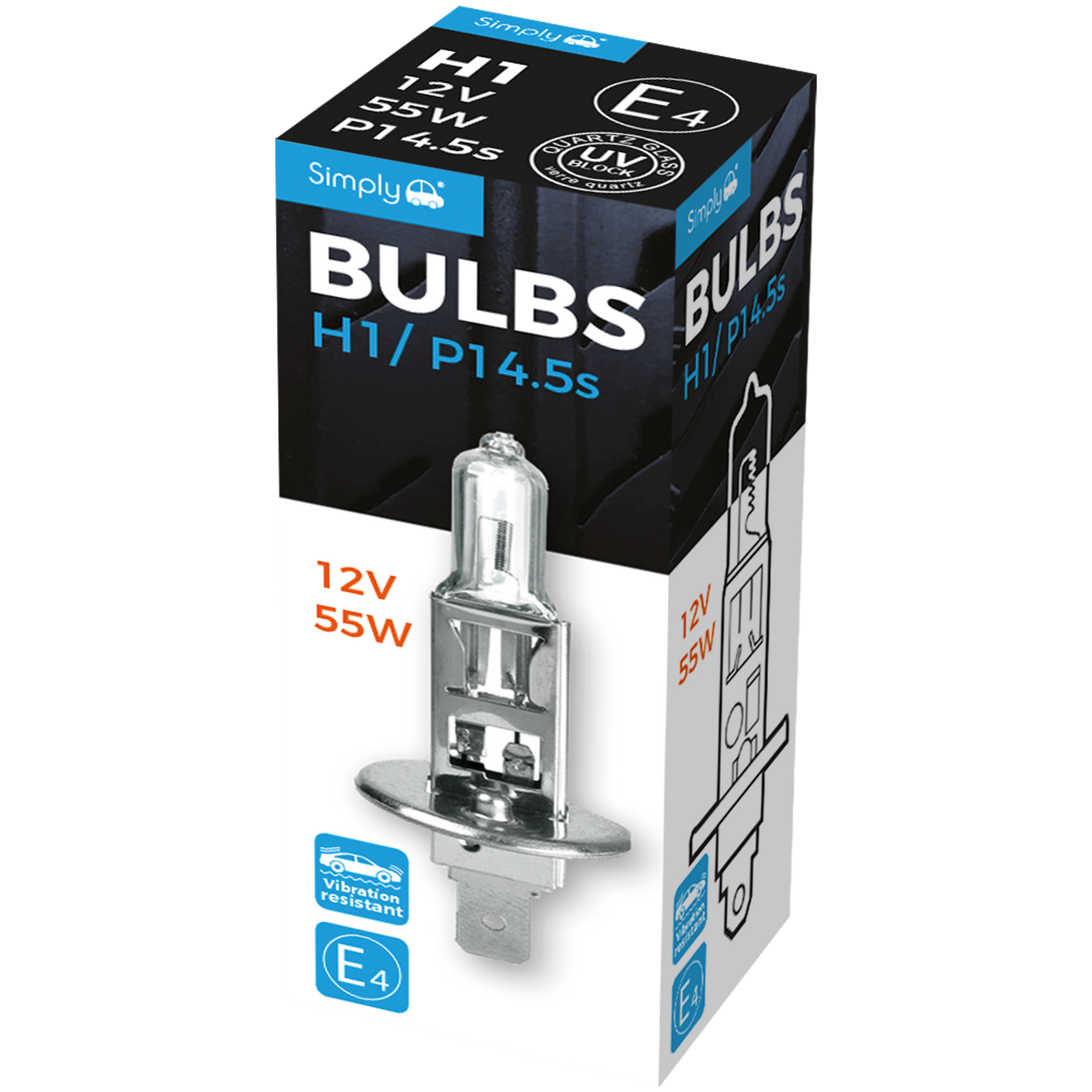 H1 Headlight Bulb (S448)