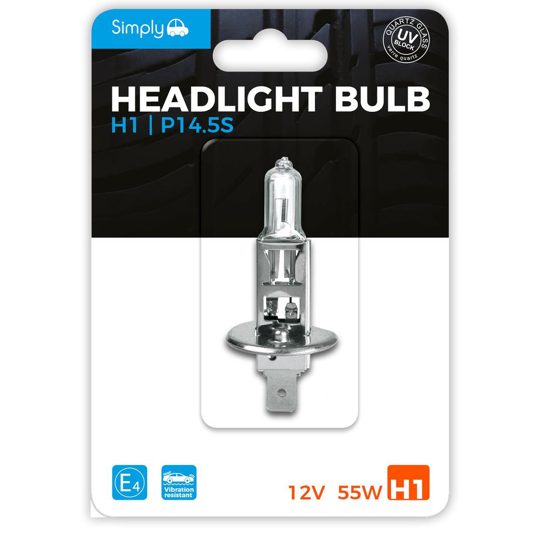 H1 Headlight Bulb Blister (S448BL)