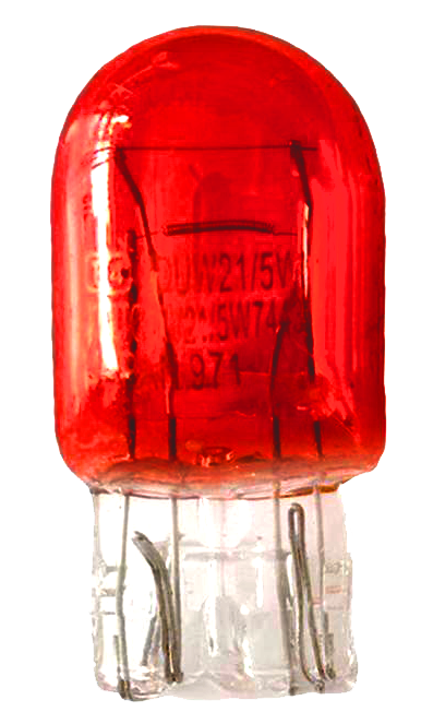 580 (W21/5W) Red Auxiliary Bulb (S580R)