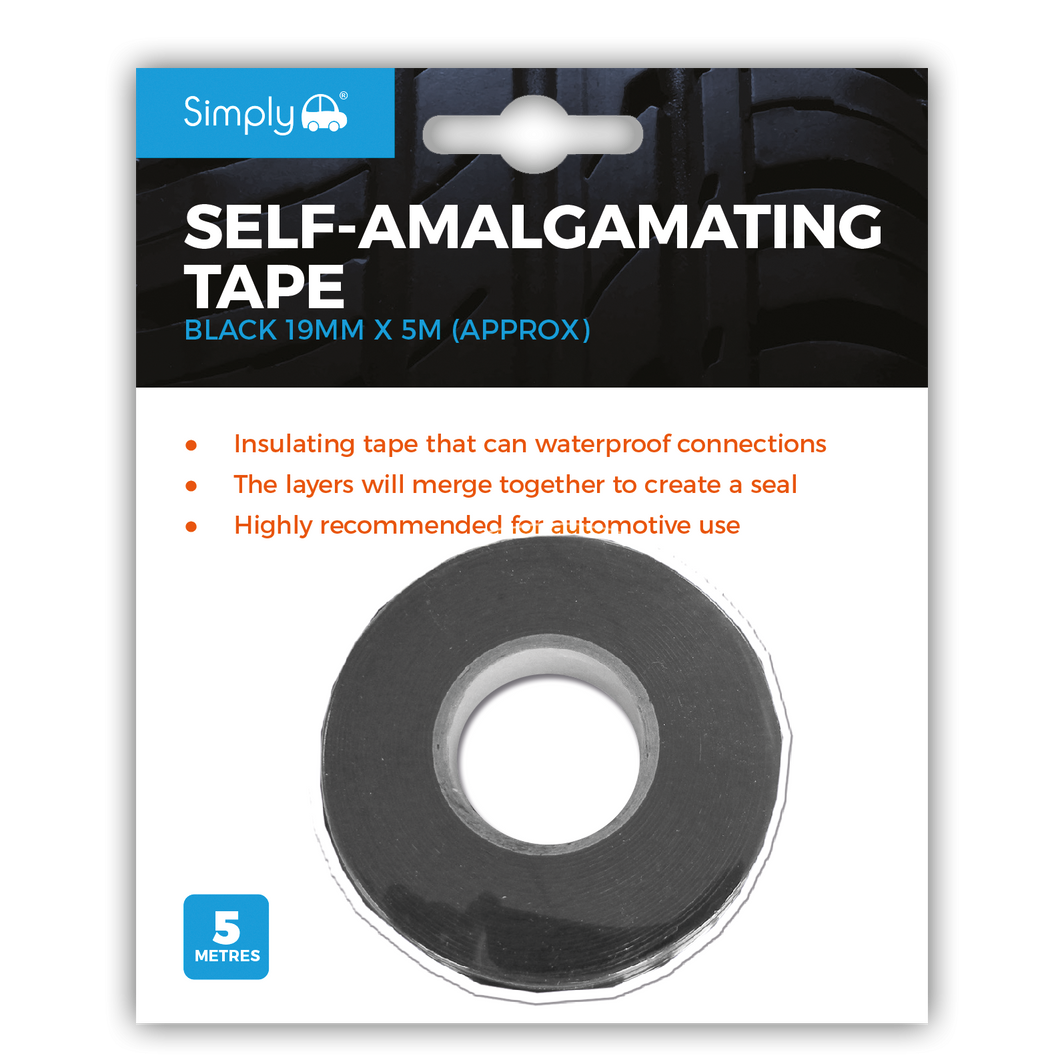 Self Amalgamating Tape 19mmx5M Black (SAT1)