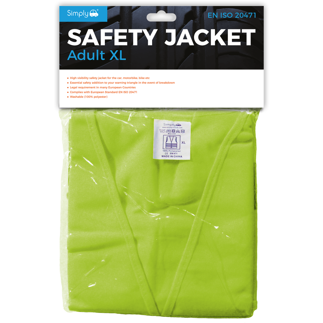 Simply Adult XL Safety Jacket (SHV1)