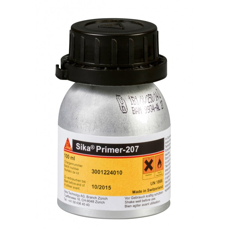 Sika 207 Windscreen Primer Black 100ml bottle (WSBP)