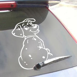 Dog with Tail Wiper Decal Transfer (ST22)