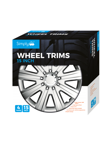 15" Arcee Wheel Cover Box of 4 Trim (SWT159)