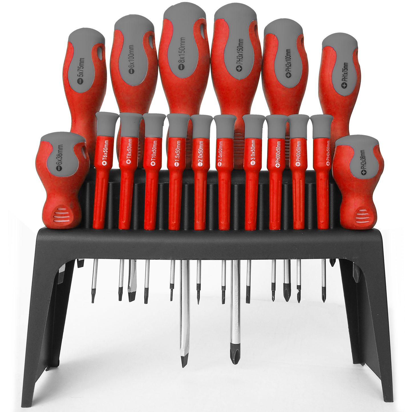 18pc CV Screwdriver Set With Stand (TSET6)